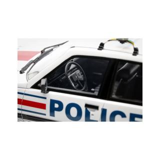 RENAULT 18 TURBO POLICE NATIONALE 1982 OttO mobile 1:18 Resinemodell (Türen, Motorhaube... nicht zu öffnen!)